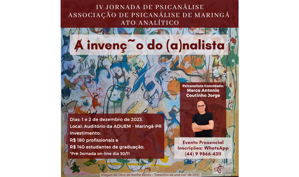 IV JORNADA DE PSICANALISE 